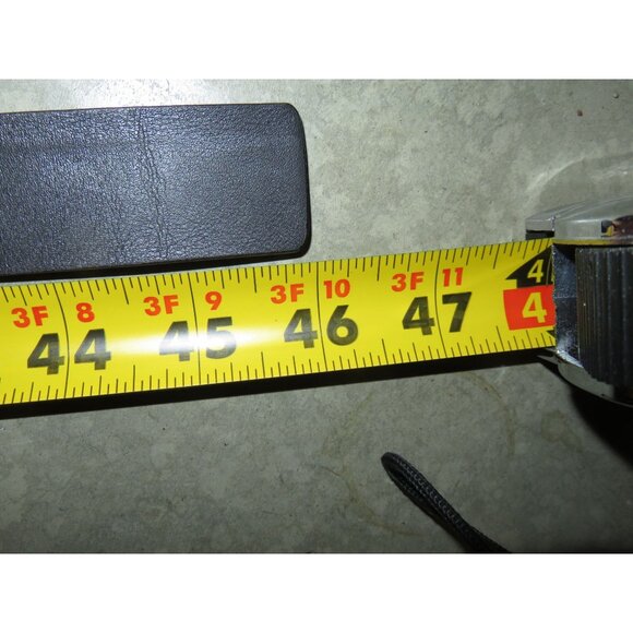 Gucci Black Leather Gold Buckle Logo Plaque Belt sz 38 95/38 (46 inches) - Picture 5 of 7